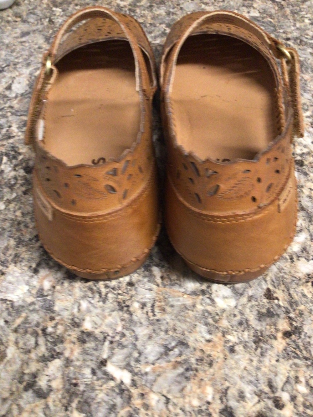 Orig $180 Pikolinos Semi-Open Shoes - Premium Goatskin Leather Sz 9-9.5 Like New - Picture 8 of 15